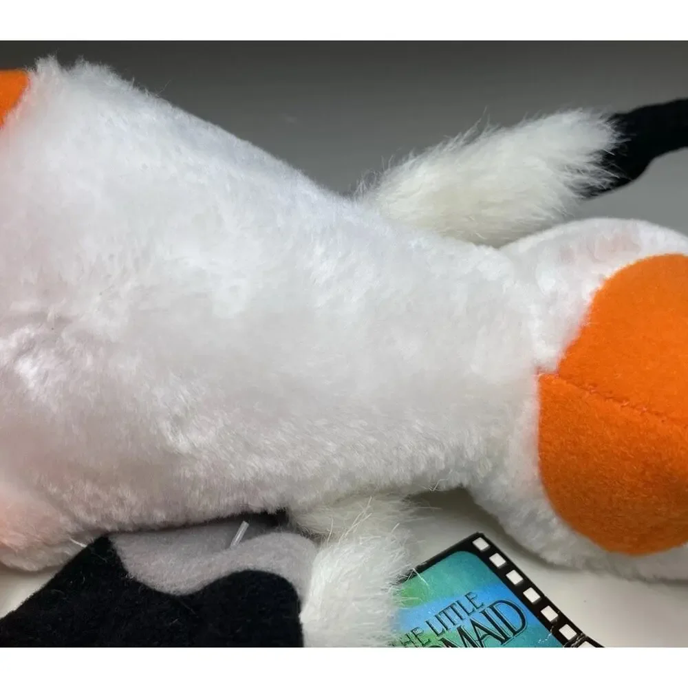 Vintage Disney Parks Scuttle the Seagull Plush 7” The Little Mermaid With Tags